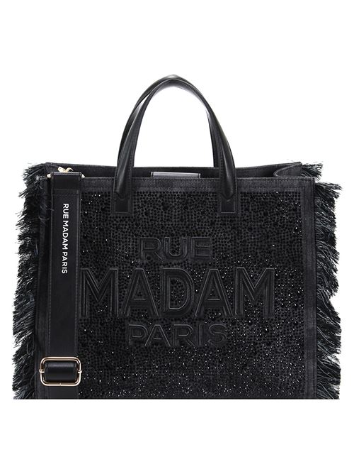 Shopping bag colore grey black RUE MADAM PARIS | 1412GREY